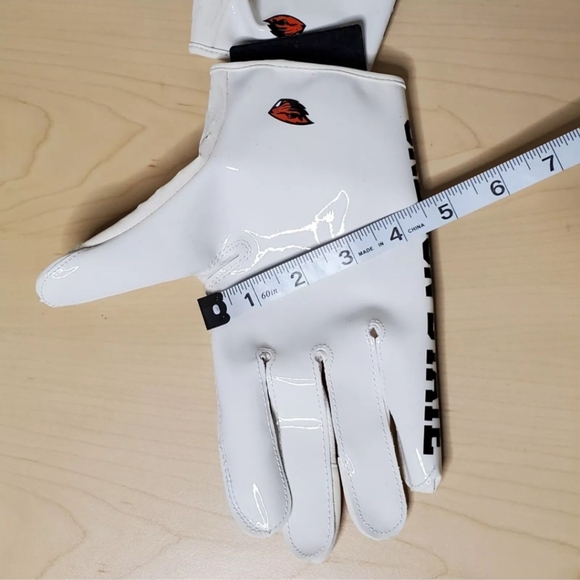 Nike Vapor Jet 7.0 Size 3XL NCAA Football Gloves Oregon State Beavers DX6901-138 - Picture 8 of 11